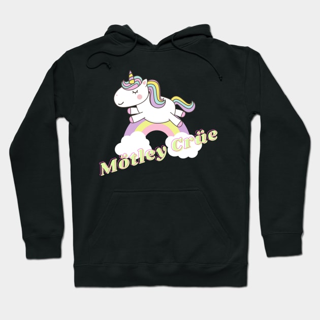 motley cure ll unicorn Hoodie by j and r